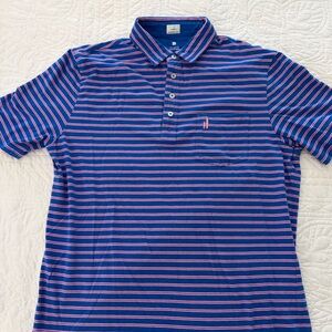Johnnie-O Hangin’ Out 4 button polo shirt. Size Large